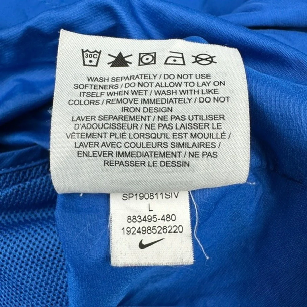 Nike Sportswear Windrunner Blue Windbreaker Jacket Hooded 883495-480 Mens L